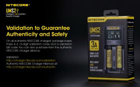 NITECORE UMS2 FAST BATTERY CHARGER 