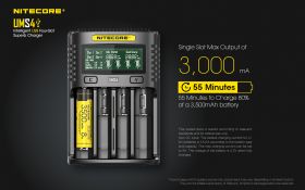 NITECORE UMS4 SCHNELLES BATTERIELADEGERÄT