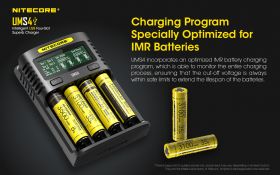 NITECORE UMS4 SCHNELLES BATTERIELADEGERÄT