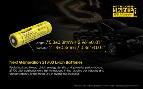 NITECORE NL2150HP type 21700 Li-Ion Batterie 5000mAh