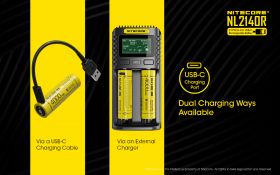 NITECORE NL2140R type 21700 USB-C Rechargable battery 4000mAh