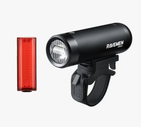 RAVEMEN LS10  LED USB Fahrradlichtset 600 lm+20Lm