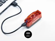 RAVEMEN TR200 USB-C  rechargable bike light 200lm brake detection