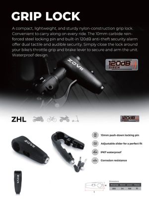 ZOVII ZHL GRIP ALARM LOCK