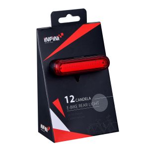 INFINI I‑800RG E‑Bike Rear Light – StVZO‑Approved, 6–36V DC, Rack‑Mounted