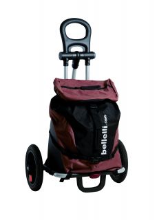 BELLELLI B-TOURIST shopping trolley bike trailer brown